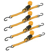 62254  4Pcs 1x16 Ratchet Tie Down Set (Industrial)