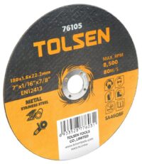 76101  4"x3/64"x5/8" Flat Cutoff Wheel