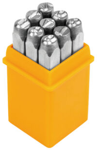 25097 9pc Number Punch 1/4"