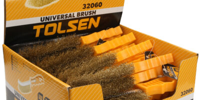 32060 Steel Wire Brush 10" PDQ Display
