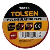 38025  PVC Electrical Tape 3/4" x 10yd Red