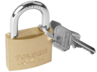 55106  2-1/2" Brass Padlock