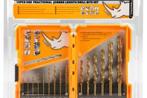 75100  15pc HSS Jobber Drill Bit Set (Industrial)
