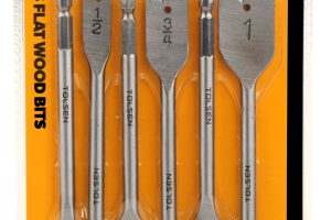 75656  6pc Flat Wood Bits Set