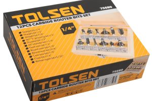 75680  Carbide Router Bit Set 1/4" Shank