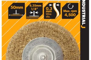 77546  Wire End Brush With Shank
