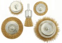 77553  5Pc Wire Brush Set W/Hex Shank
