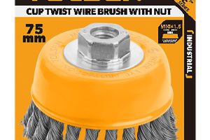 77615  3" Cup Twist Wire Brush W/Nut (Industrial)