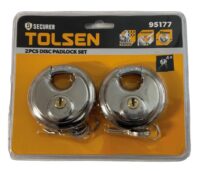 95177  2Pc Disc Padlock Set