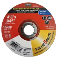 C-977660  Mibro 5Pk 4-1/2"x.045" Reinforced Cut-Off Wheel
