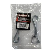 C-179570  King Chain 2pc 3-1/8" Open Eye Swivel Spring Snap