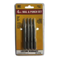 C-91174  KC 4Pc Nail & Punch Set