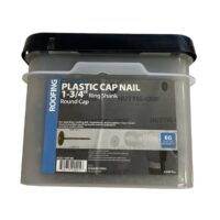 C-HGN134PCBK  Huttig-Grip 1-3/4" Plastic Cap Nails 2000pc