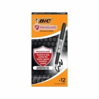 C-37366  Bic 12Pk Black Marker