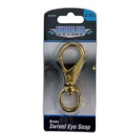 C-SL52161  3.75" Brass Swivel Eye Snap