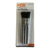 C-1000012651  HDX 3Pc 1/2" Acid Brushes